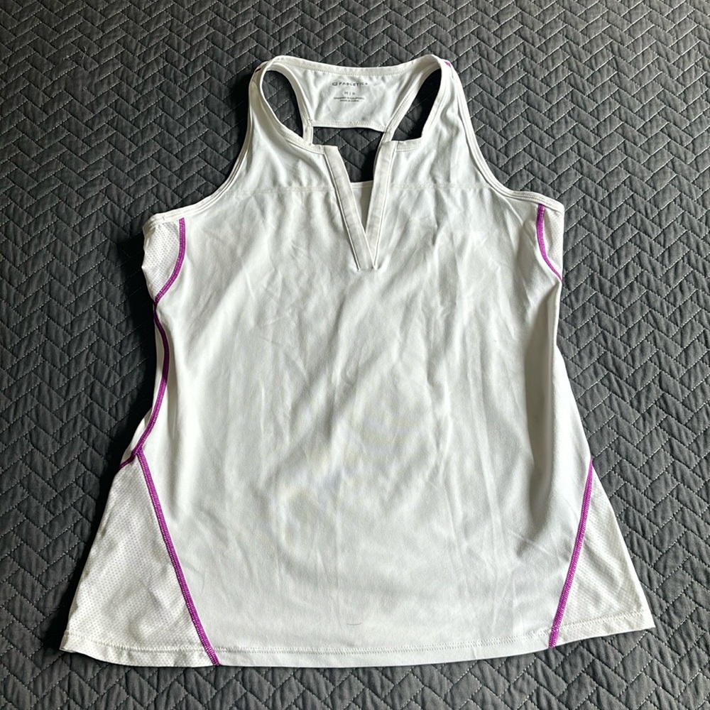 Fabletics white tank top Size M/8